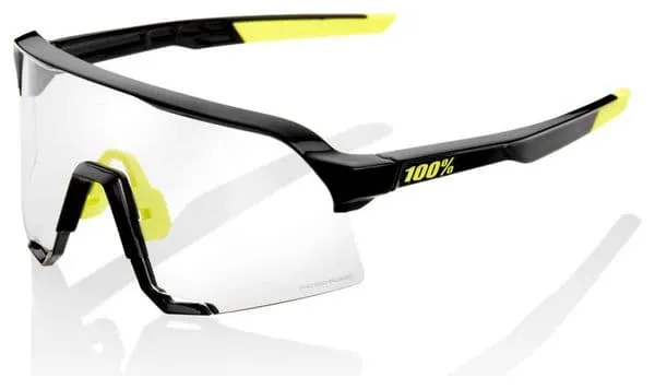 100% S3 Gloss Black - Lente fotocromatica