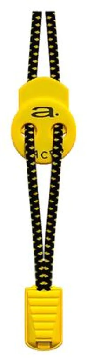 Aquaman Elastic Shoelaces Black/Yellow