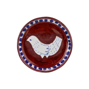Arcucci Materia piuma bordeaux piattno olio ø10 cm