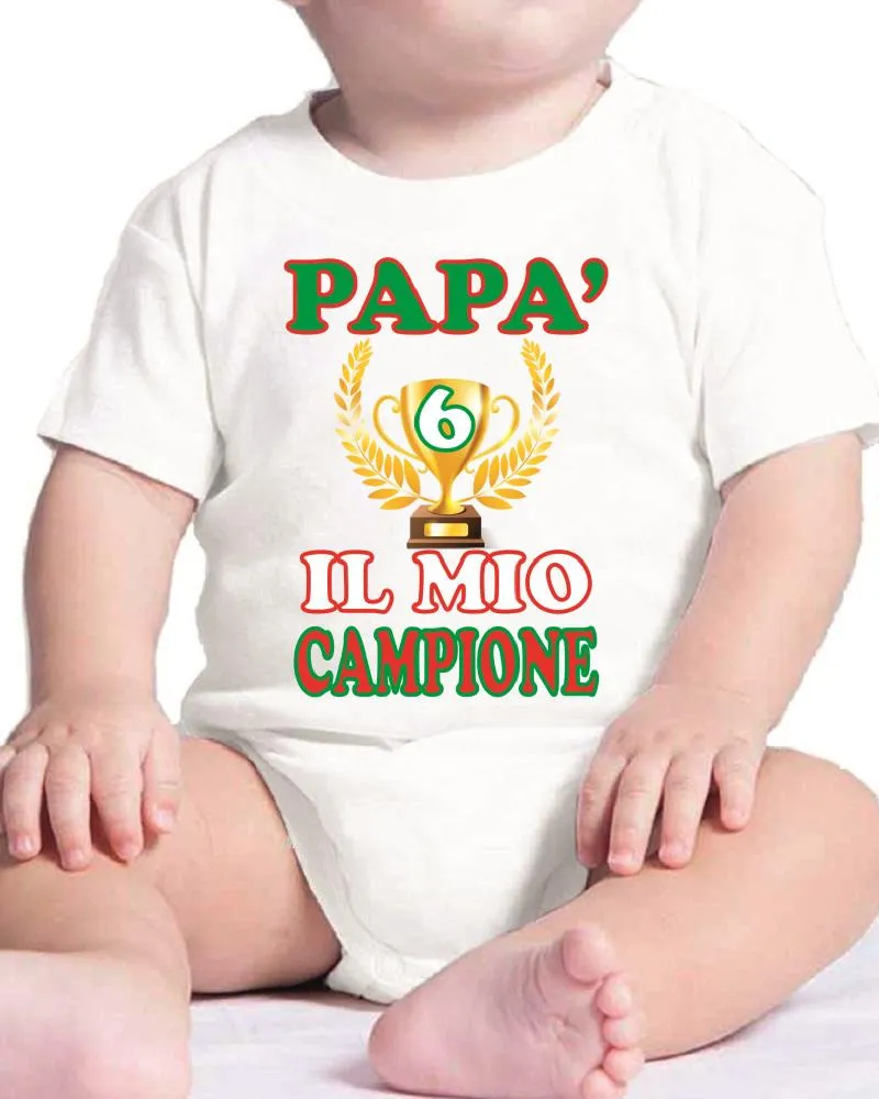 Body Neonato Papa' 6 Il Mio Campione Festa Del Papa PS 28180-14