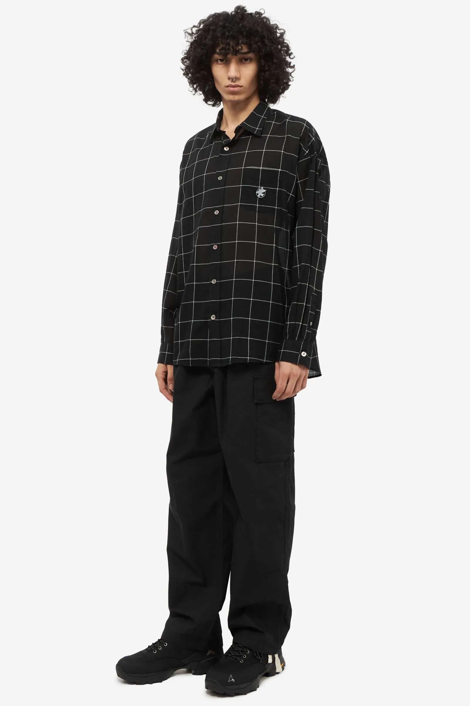 Camicia LIGHTWEIGHT CLASSIC in cotone nero