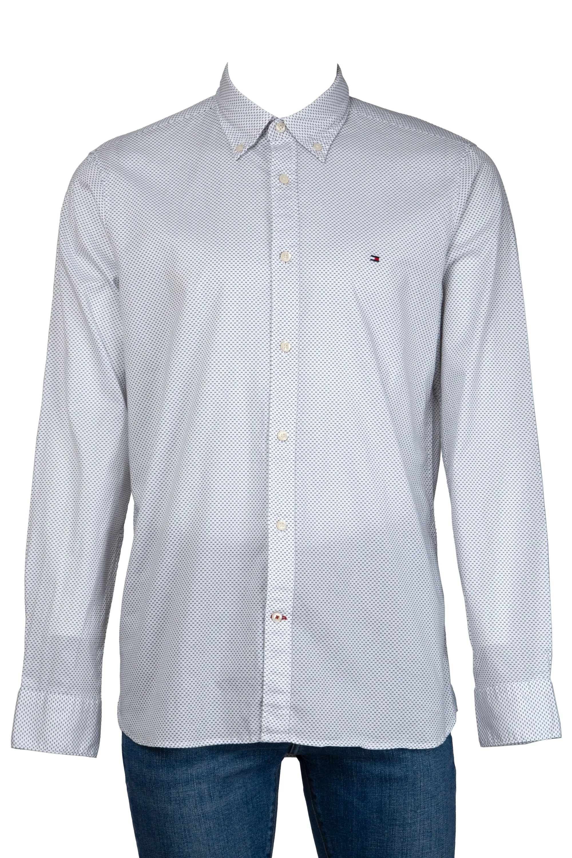 Camicia Tommy Hilfiger da Uomo in Cotone