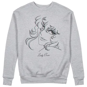 CUC Felpa Girocollo LADY OSCAR - 80 CARTOON Unisex #chooseurcolor