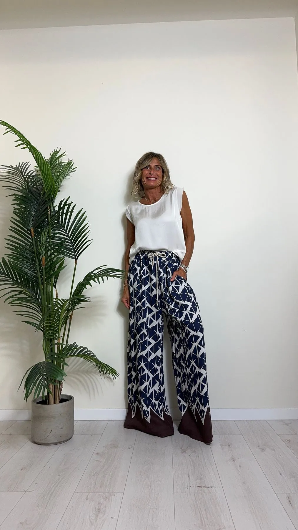 DAFNE - 5052P15 - BLUSA 100%VISCOSA GIROMANICA CREPE