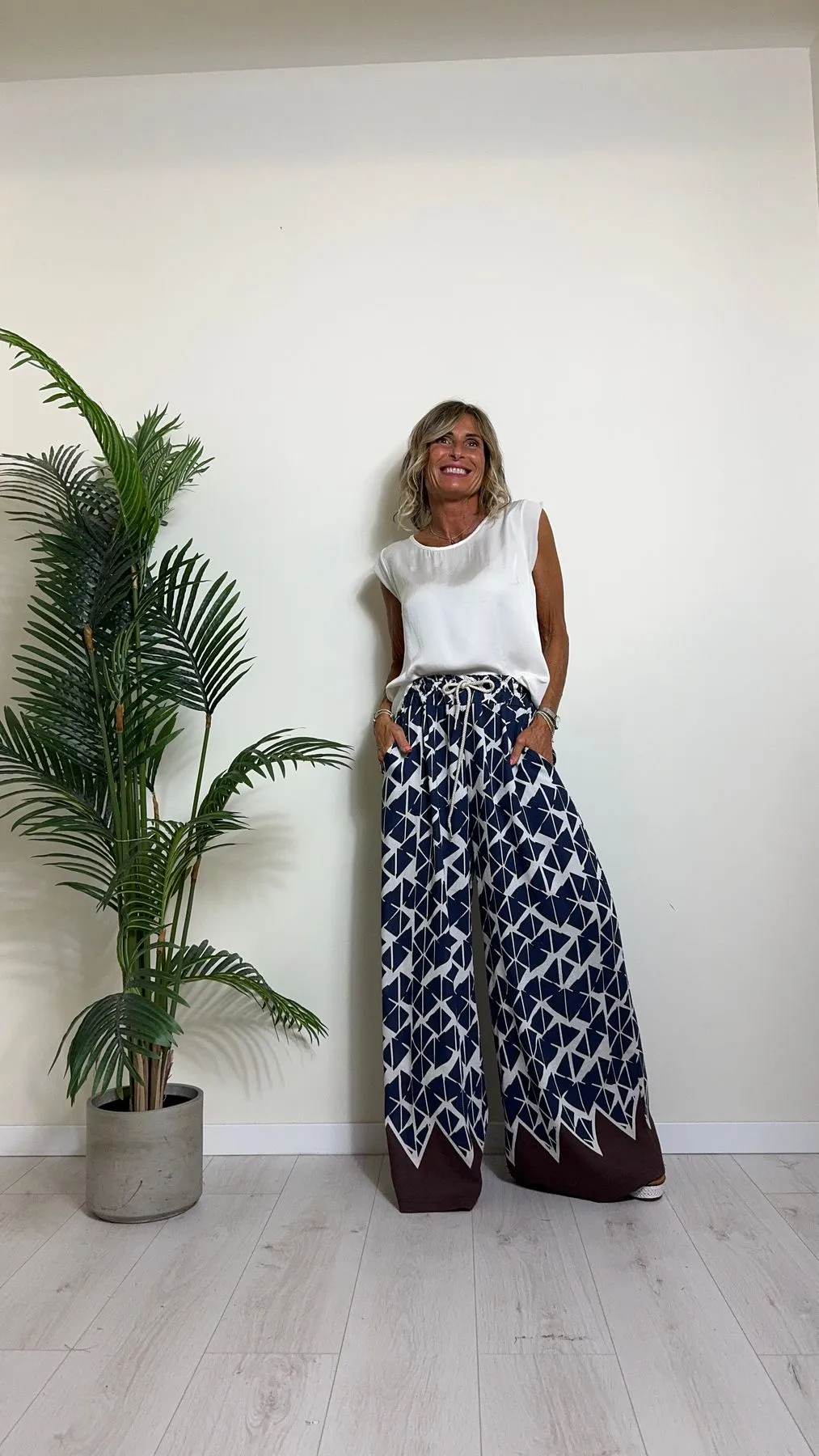 DAFNE - 5052P15 - BLUSA 100%VISCOSA GIROMANICA CREPE