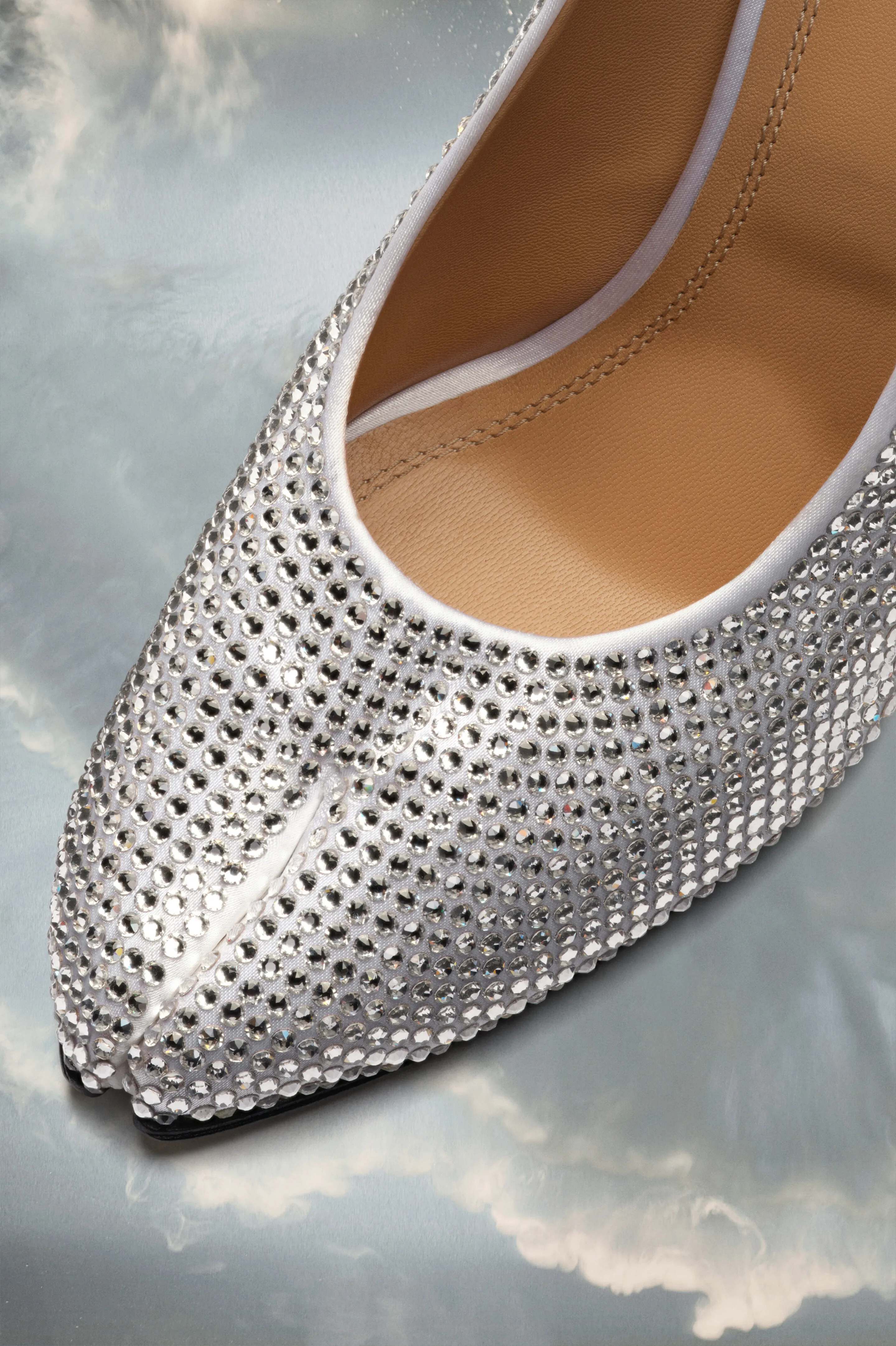 Décolleté Tabi con strass