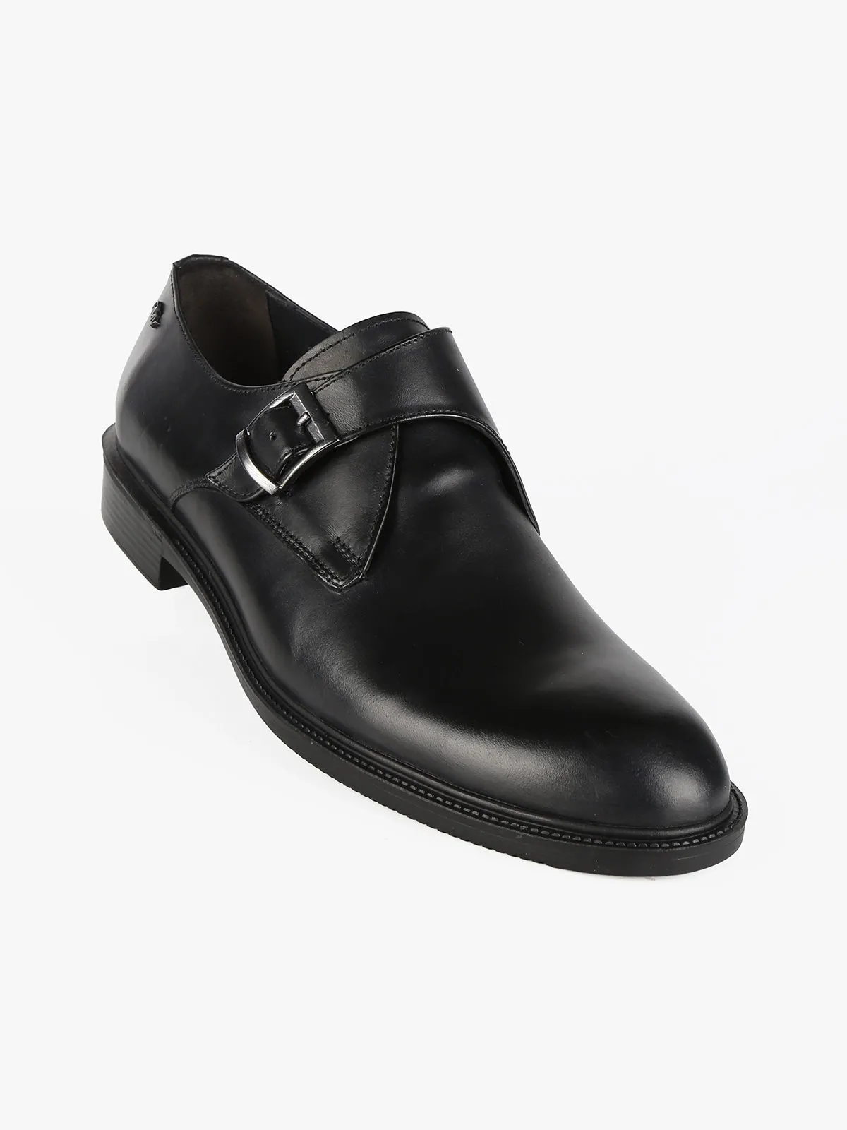Gian Marco Venturi Derbies homme en cuir avec boucle