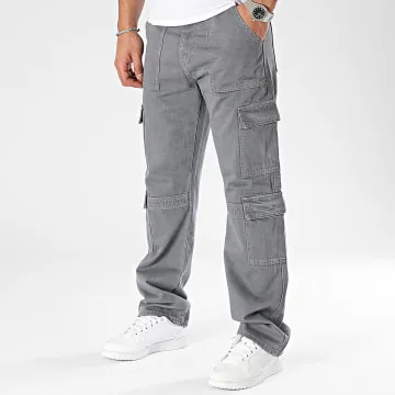Jeans baggy grigio antracite