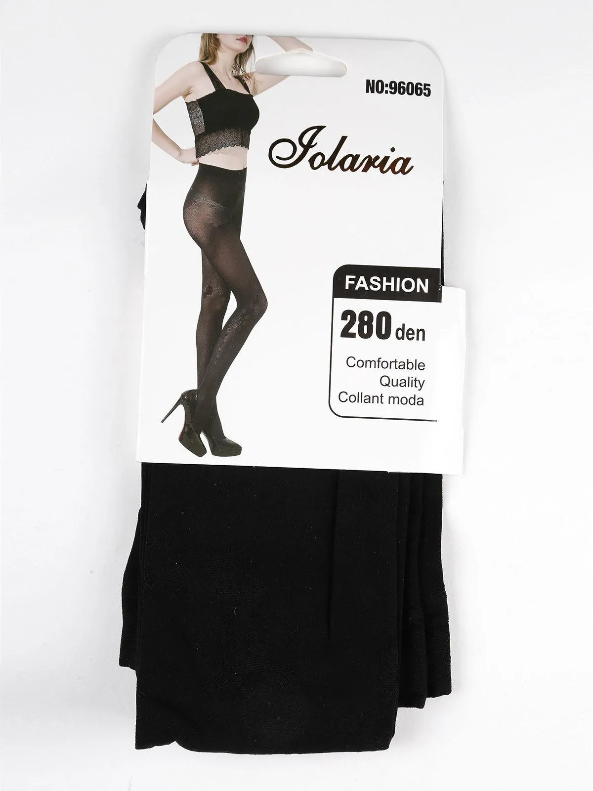 Jolaria Collants 280 deniers avec broderie
