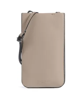  Liebeskind Ezra Calf Optic Borsetta porta cellulare pelle a grana fine beige  
