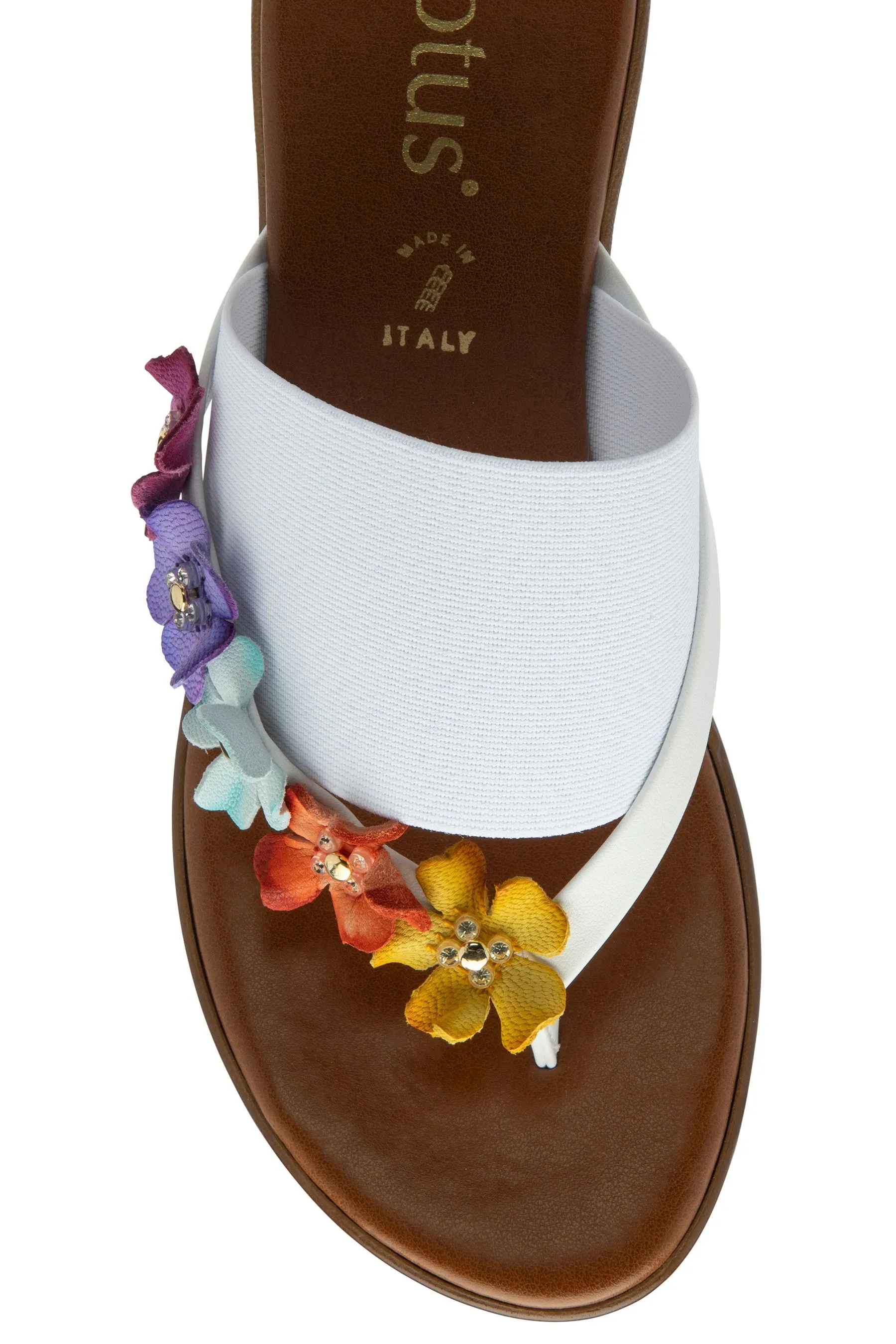 Lotus - Sandali infradito con zeppa