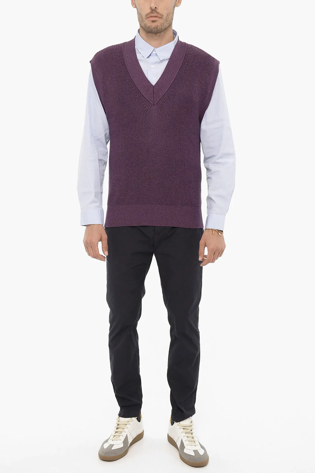 Maglia senza Manica con Scollo a V