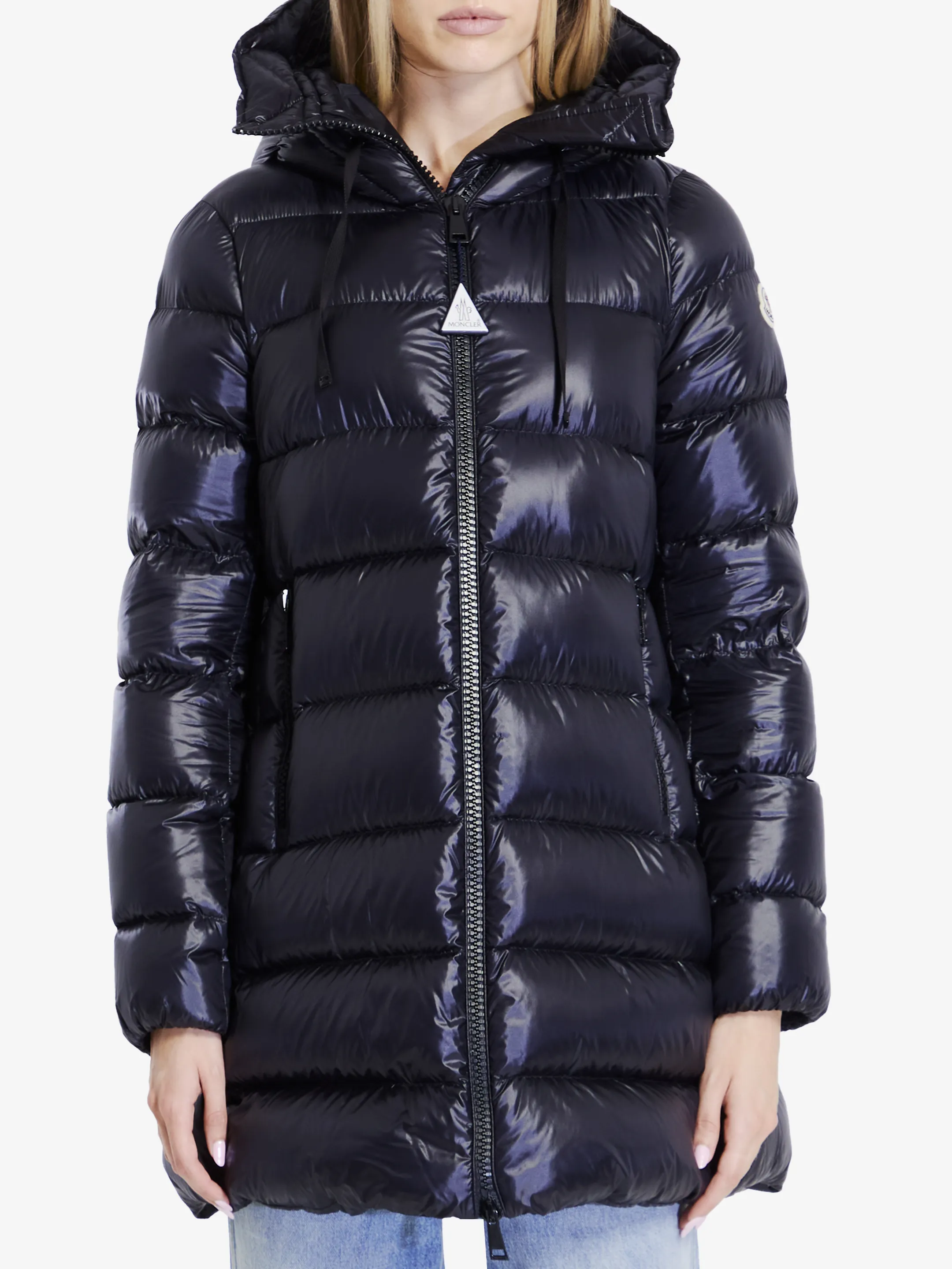 MONCLER    Piumino lungo Suyen