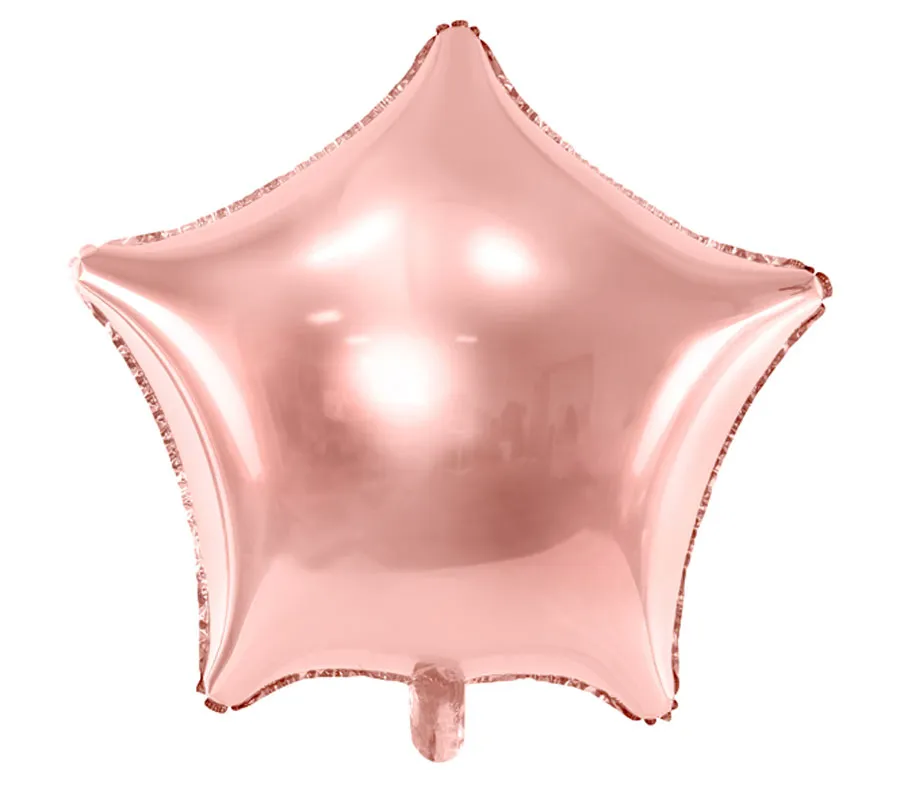 Palloncino foil stella oro rosa lucido 70cm