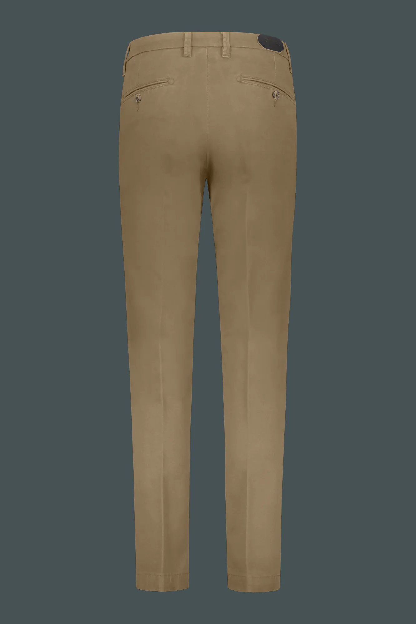 Pantaloni uomo chino twill cotone stretch tinta unita