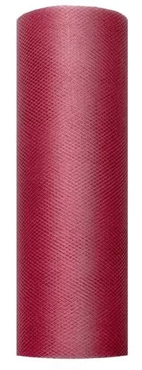 Rotolo di tulle rosso scuro 9m