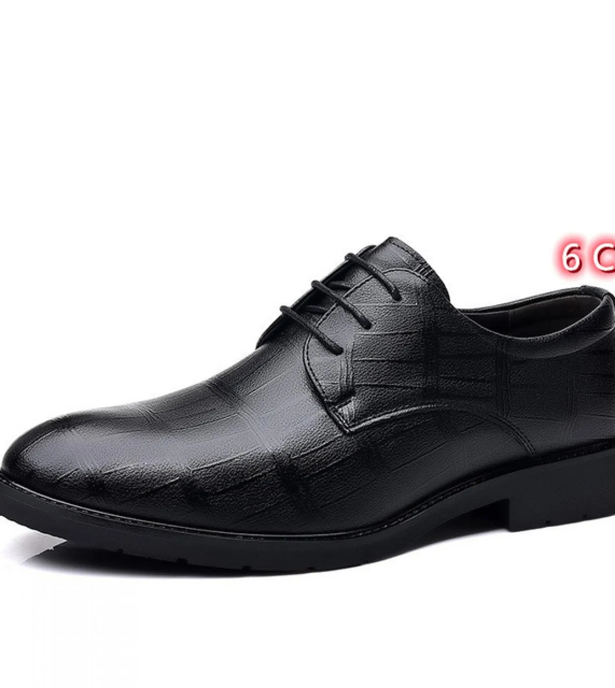 Scarpa da festa per uomo con altezza crescente Scarpe da sposa per uomo alte 6 cm Stringate Scarpe da lavoro da uomo casual