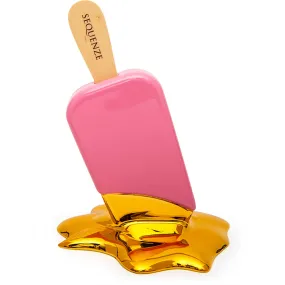 Scultura Coeur d'or di Studio Design di colore rosa e oro