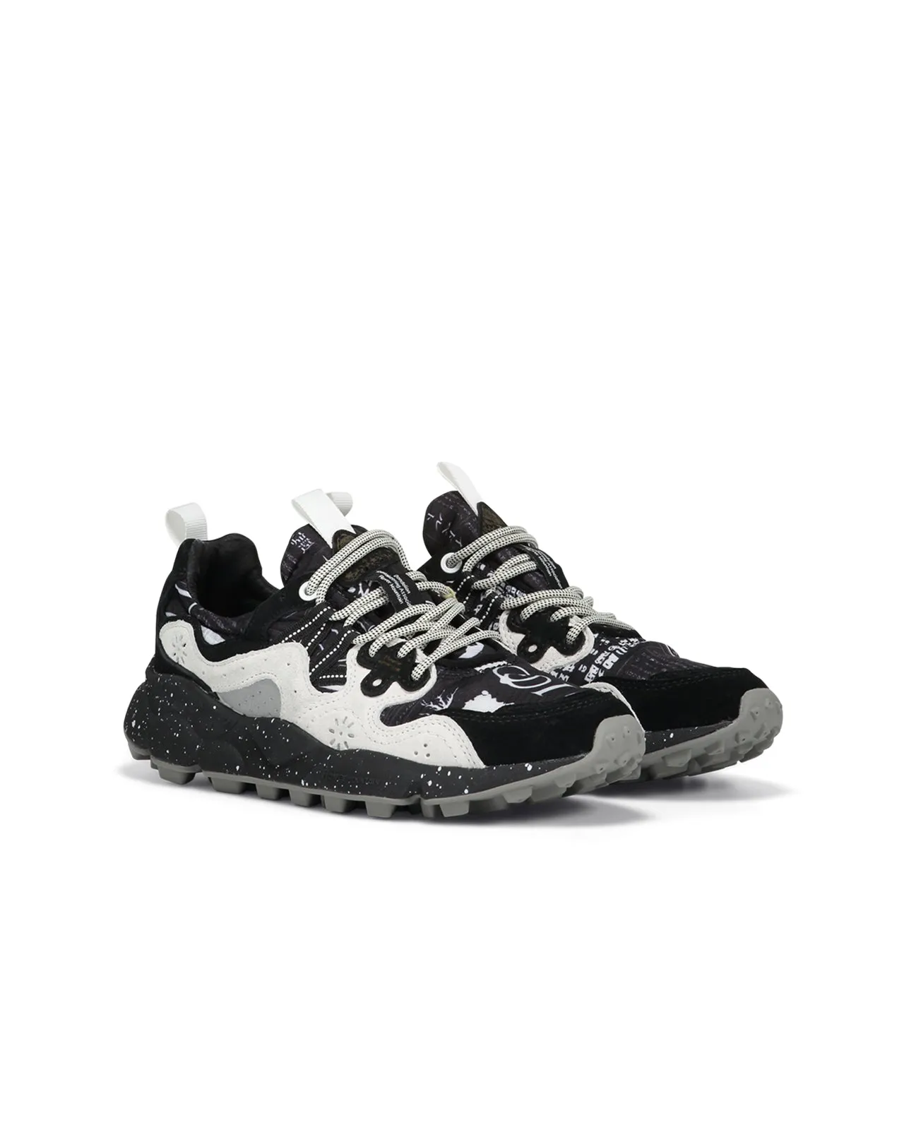 Sneaker Yamano 3 Newspaper nera