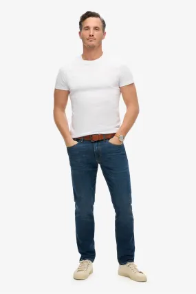 Superdry - Jeans slim retta in cotone