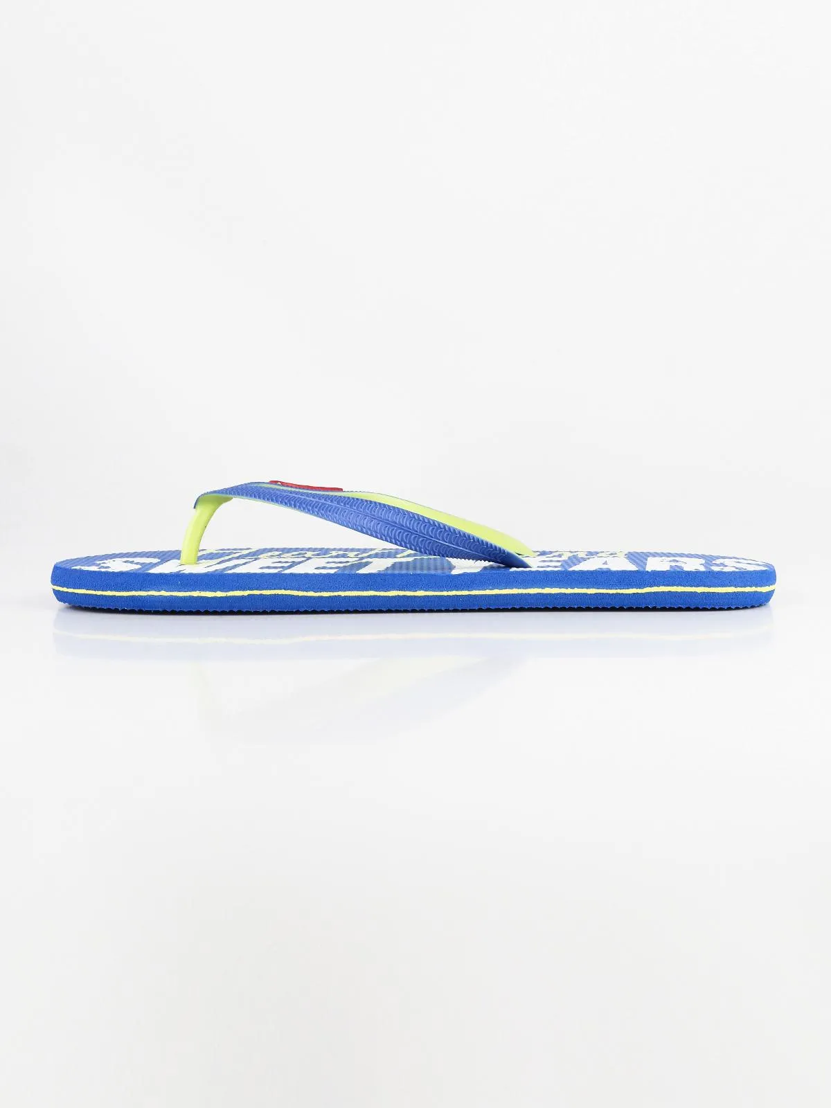 Sweet Years Tongs homme en caoutchouc bleu