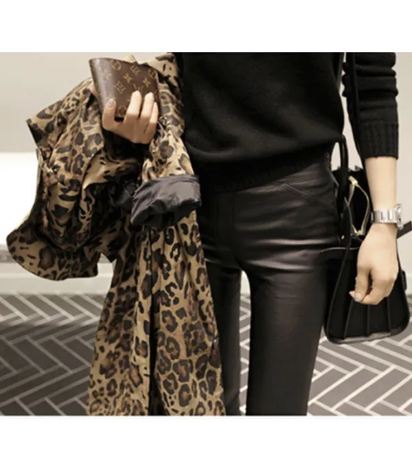 Trench leopardato Egilda