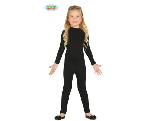 TUTA IN SPANDEX COL NERO TG 5-8 ANNI
