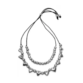 Vestopazzo Collier Coeur E Boule 2 Fil