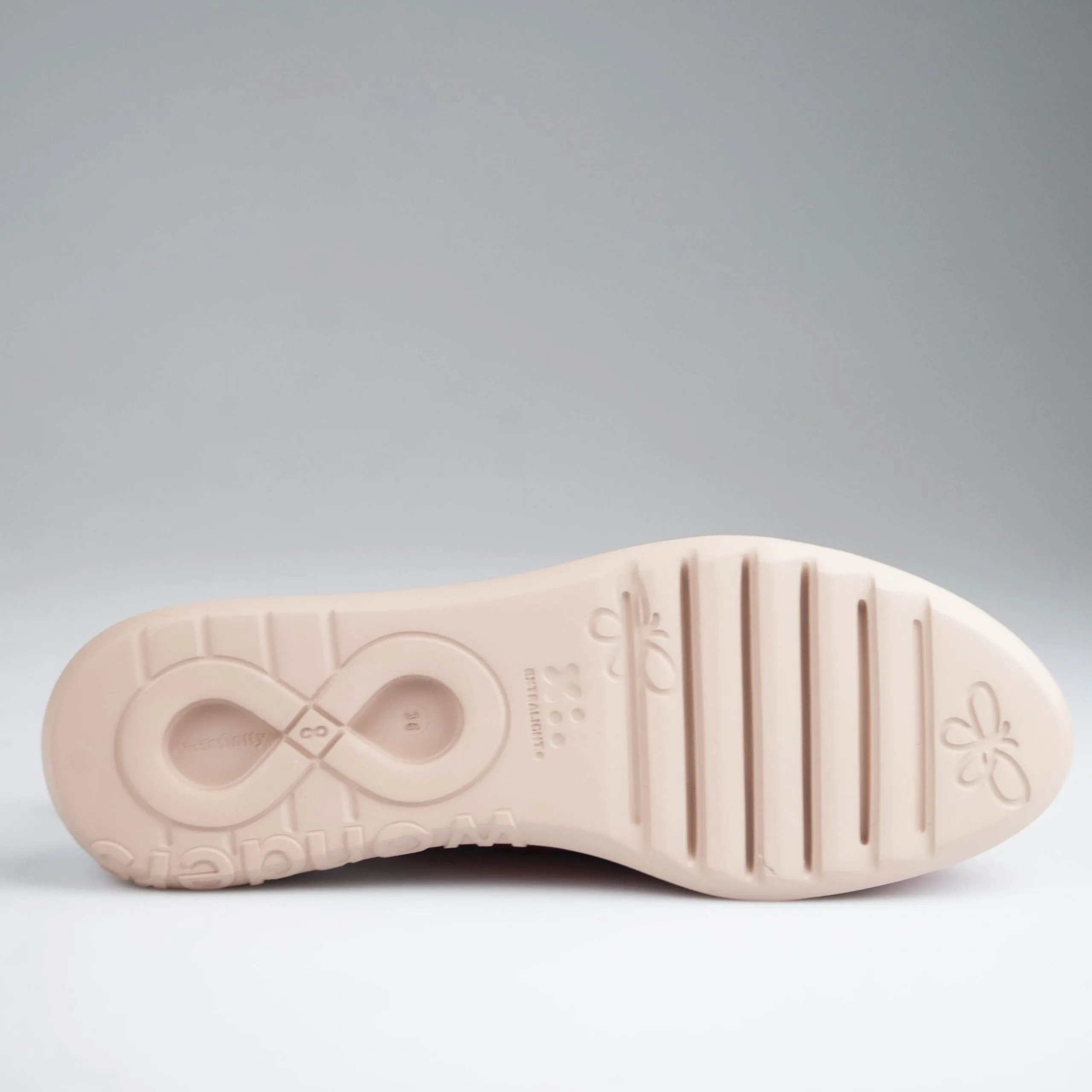 Wonders slip on in pelle rosso scollo a V