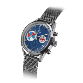 Yema Yachtingraf Croisière Meca-Quartz Blu Maglia Milano